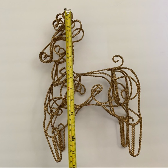 Brass Wired Reindeer - Picture 4 of 5